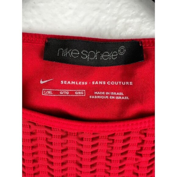 NIKE Sphere High Impact Seamless Workout Tank, Red, Size L/XL - Picture 3 of 6